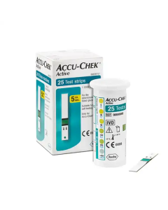 ACCU-CHEK STRIP 25 (ACTIVE)